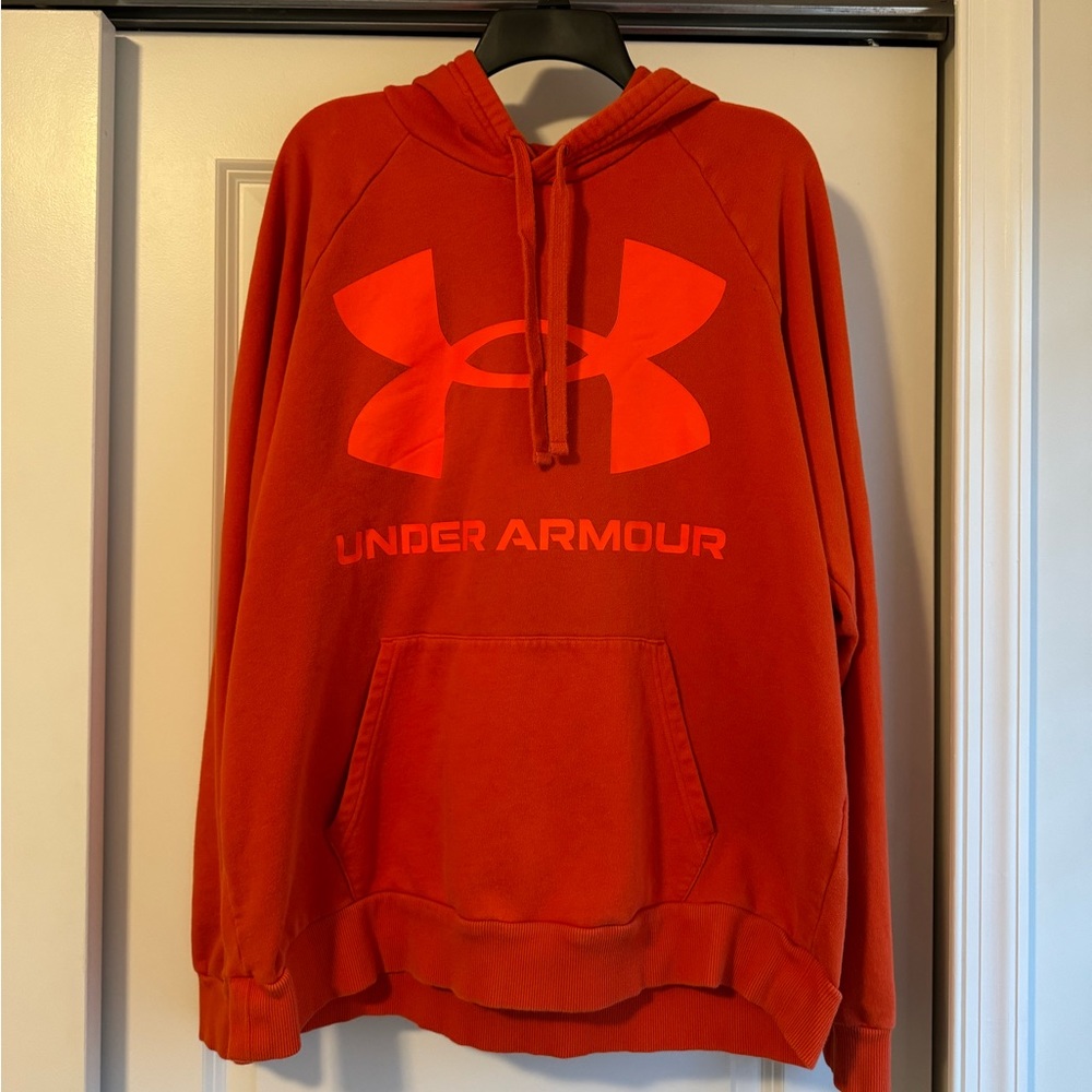 Orange Under Armour Hoodie